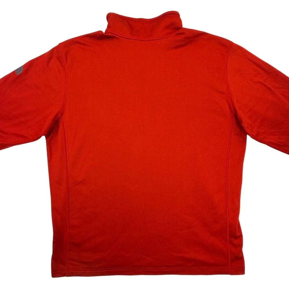 North Face 1/4 Zip Pullover Men Large Red Fleece Shanghai Dragon OVERWATCH